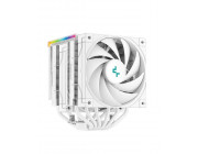 DEEPCOOL Cooler -AK620 DIGITAL WH-, Socket LGA2066/2011-v3/2011/1700/1200/1151/1150/1155 & AM5/AM4, up to 260W, 2x fans:120x120x25mm, 500~1850 RPM±10%, <28 dB(A), 68.99 CFM, 4-pin PWM,Fluid Dynamic Bearing, Sleek low-profile magnetic status display and AR